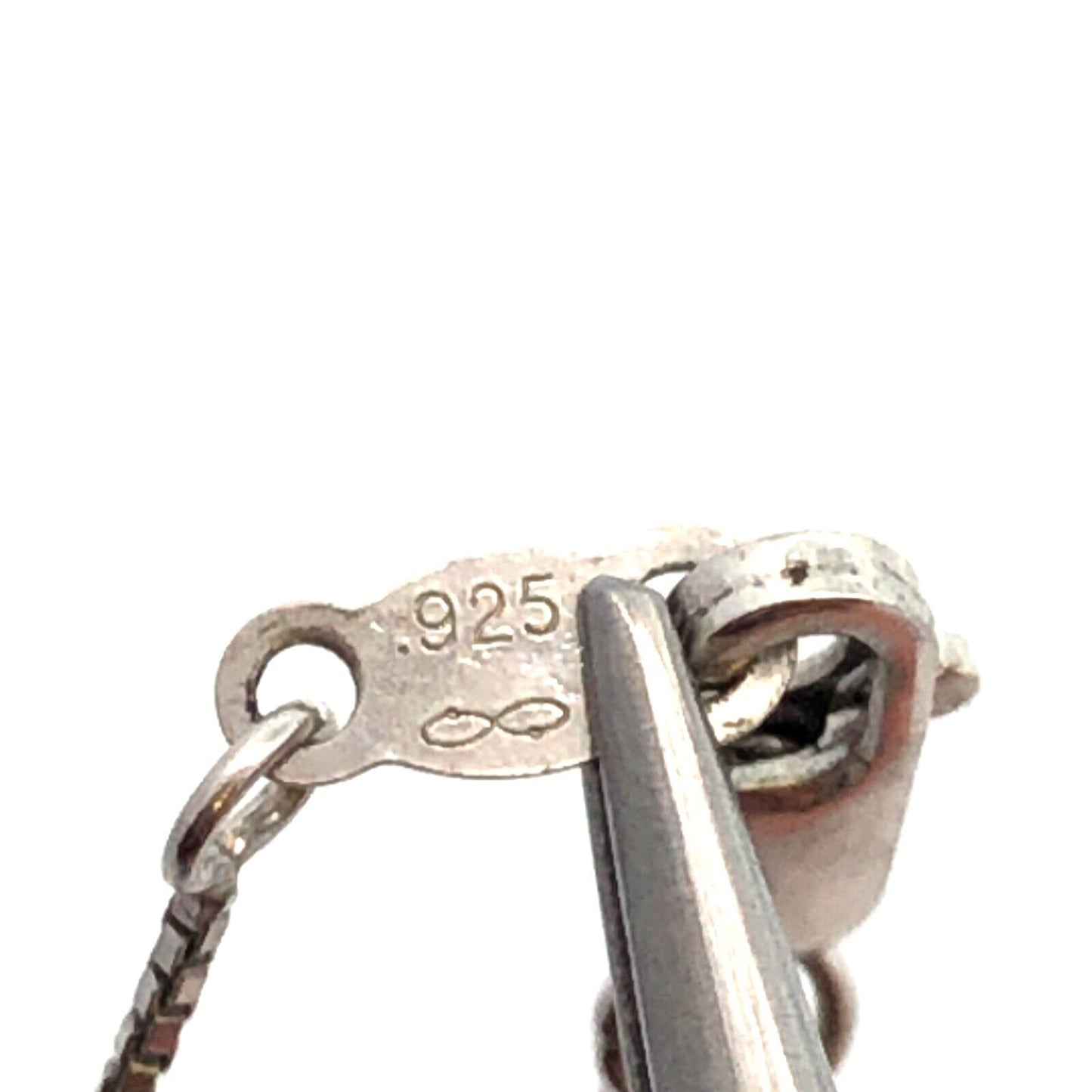 Designer 925 Sterling Silver Diamond and Blue Tourmaline Pendant Necklace