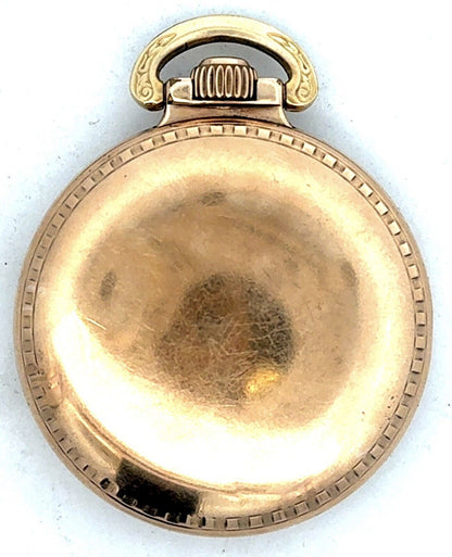 1924 Elgin BW Raymond Grade 478 Model 15 12K Gold Filled Open Face Pocket Watch