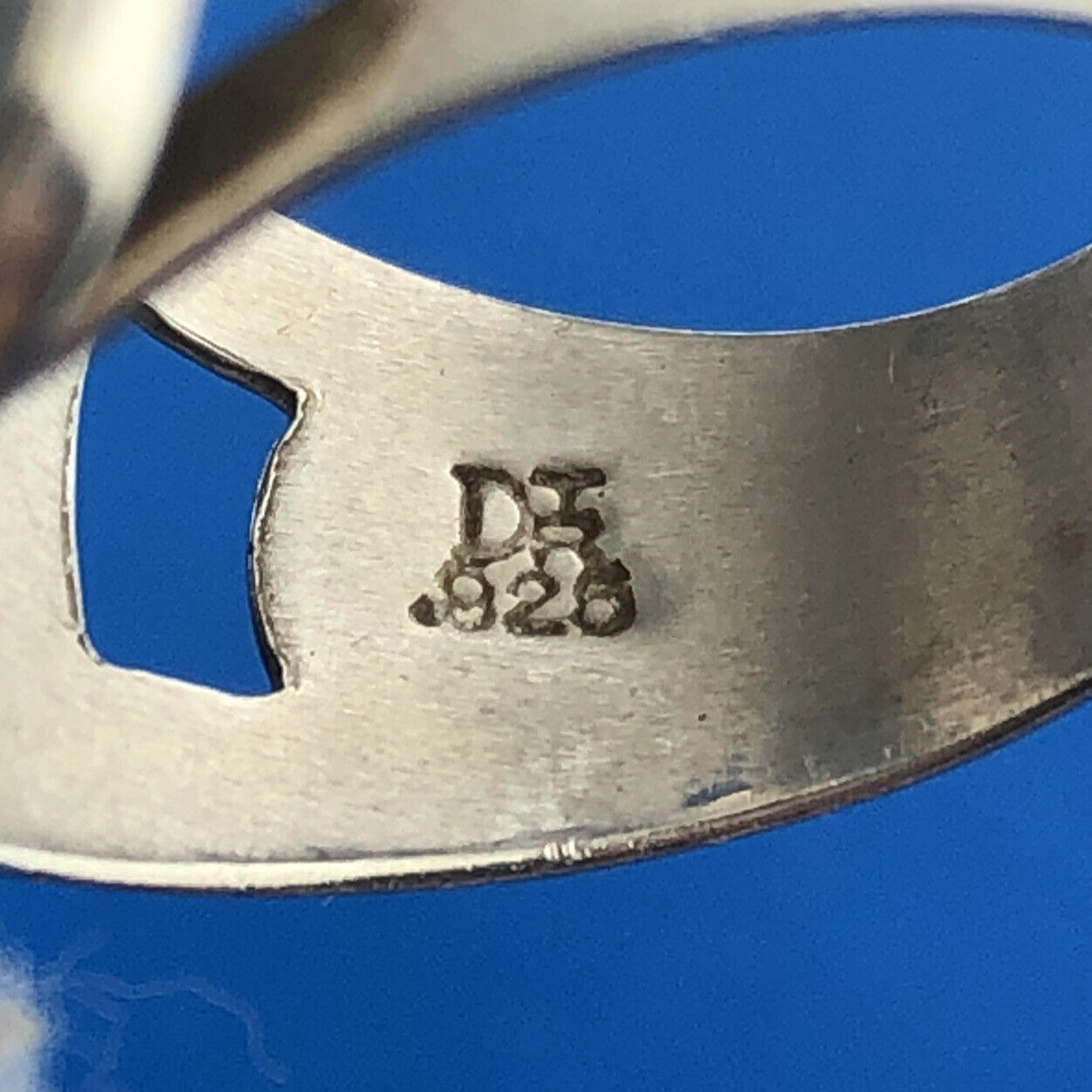 Jay King Desert Rose Trading Sterling Silver Jasper Modernist Cocktail Ring