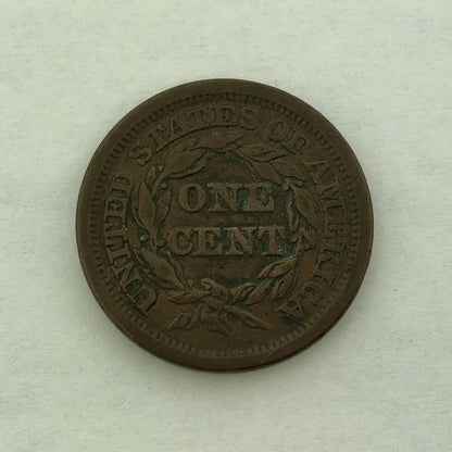 1851 Liberty Head Braided Hair Large Cent 1c Philadelphia Mint Copper Coin