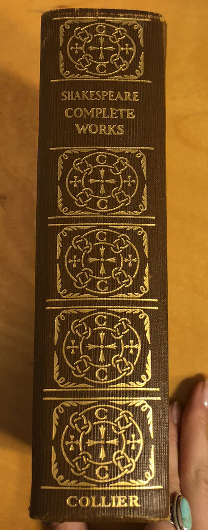 1925 William Shakespeare Complete Works P. F. Collier & Son Corporation Book