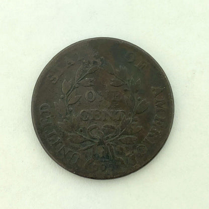 1802 P Draped Bust Copper Large Cent Early US Copper Better Philadelphia Coin F+