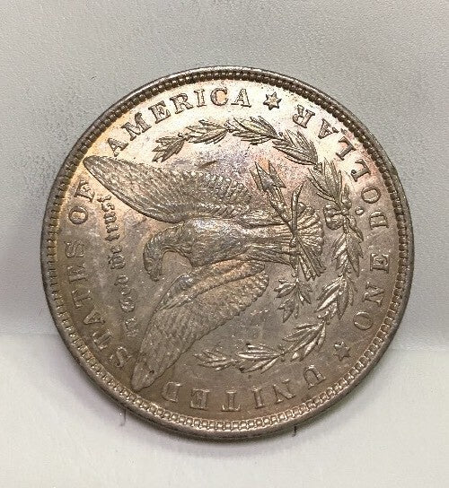 1881 O Silver Morgan Dollar U.S Coinage Key Better Date New Orleans Mint Toned