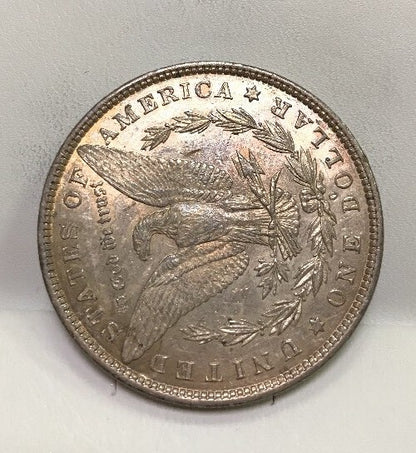 1881 O Silver Morgan Dollar U.S Coinage Key Better Date New Orleans Mint Toned