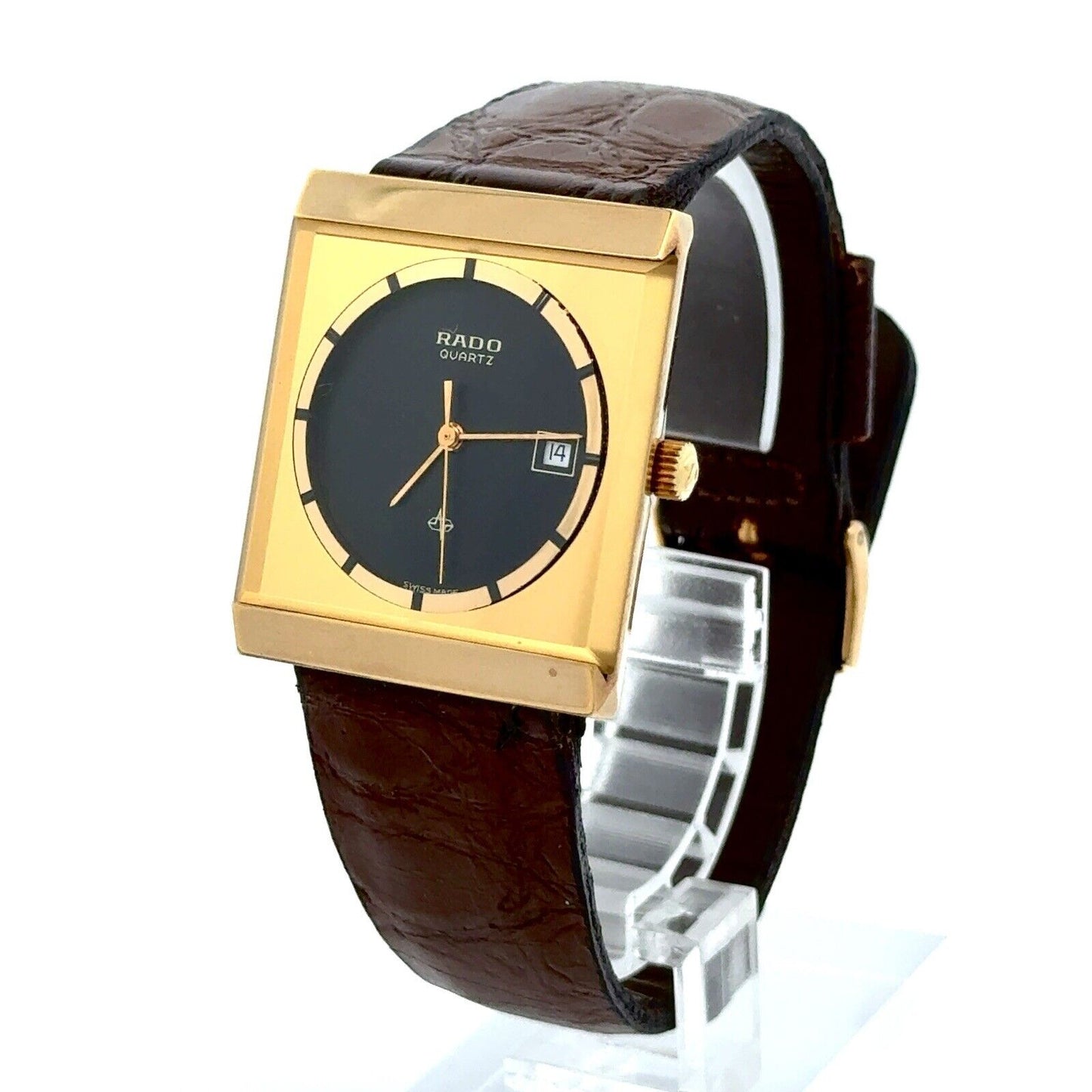 Designer RADO 711.2010.2 Modernist Rectangle Tank Quartz Unisex Wrist Watch