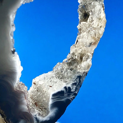 Stunning Sterling Silver 925 Druzy Quartz Black Chartreuse CZ Statement Pendant