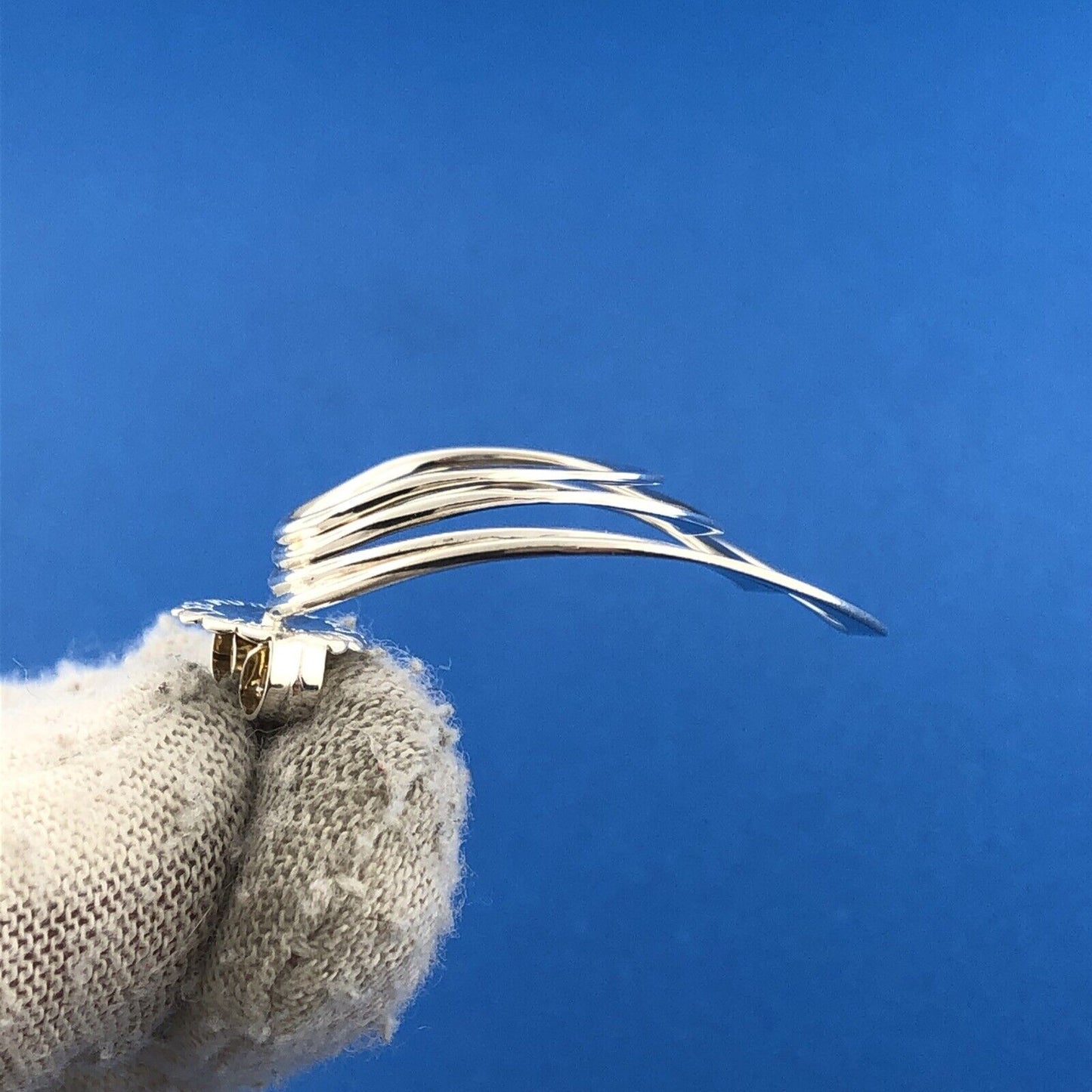 Stunning RLM Studio Sterling Silver 925 Expanding Multi Circle Stud Earrings