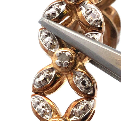 Designer 925 Sterling Silver Vermeil Gold Tone Diamond X And O Tennis Bracelet