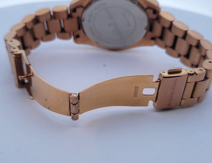 Michael Kors Bradshaw Rose Gold-Toned Stainless Steel Women's Chronograph Watch