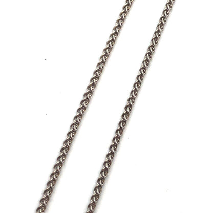 Designer 14K White Gold Pear Garnet Diamond Halo Drop Pendant Necklace