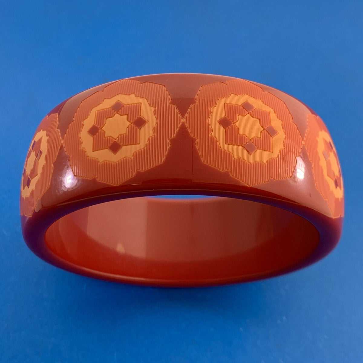 Tiffany & Co. Paloma Picasso Red Lacquer Bangle Bracelet