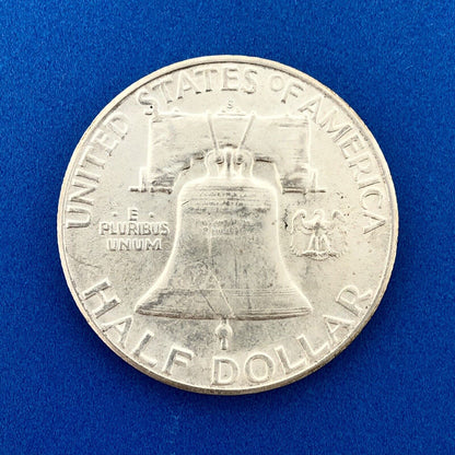 1951 S Franklin Silver Half Dollar Better Key Date Rare San Francisco Mint Coin