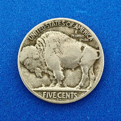 1926 S Indian Head Buffalo Nickel Better Key Scarce San Francisco Mint Coin