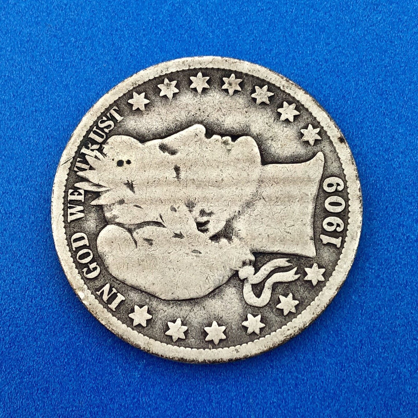 1909 O Silver Barber Half Dollar Better Key Date New Orleans Coin Rare Scarce
