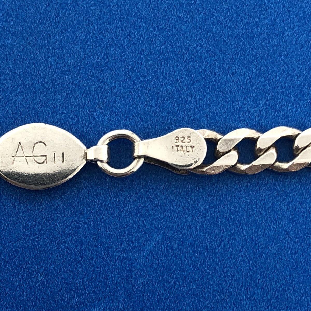 Italian Designer Ever Lasting 925 Sterling Silver Figaro Link Chain Necklace