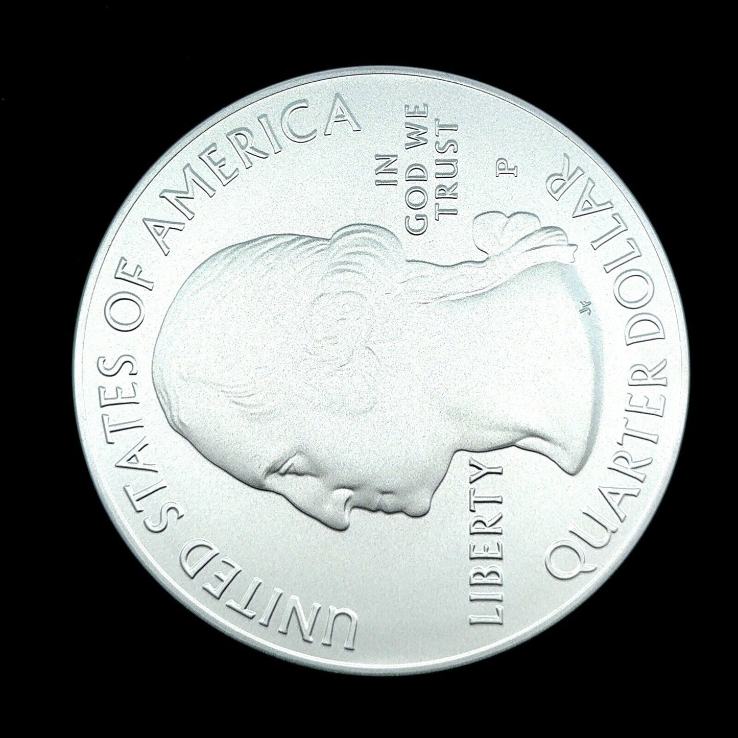 2020 P America The Beautiful Kansas Tallgrass Prairie 5 oz Silver Quarter Coin