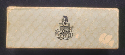 Vintage Wolfenden Sterling Silver 4 Individual Salt Pepper Shakers Original Box