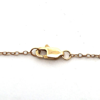 Designer 14K Yellow Gold Diamond Floral Pinwheel Necklace