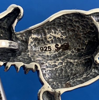 Designer 925 Sterling Silver 3D Full Body Horse Equine Pendant