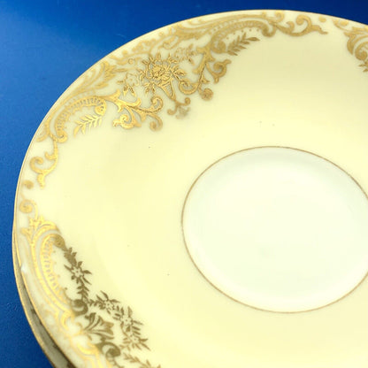 Noritake Porcelain China Gainford Pattern Handpainted  Lot Of Two Coffee Saucers