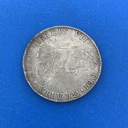 1809 Mo Mexico City 8 Reales Key Better Date .903 Silver Mexico Coin
