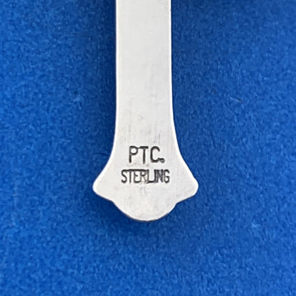 Vintage Designer PTC 925 Sterling Silver Religious Communion Cross Pendant