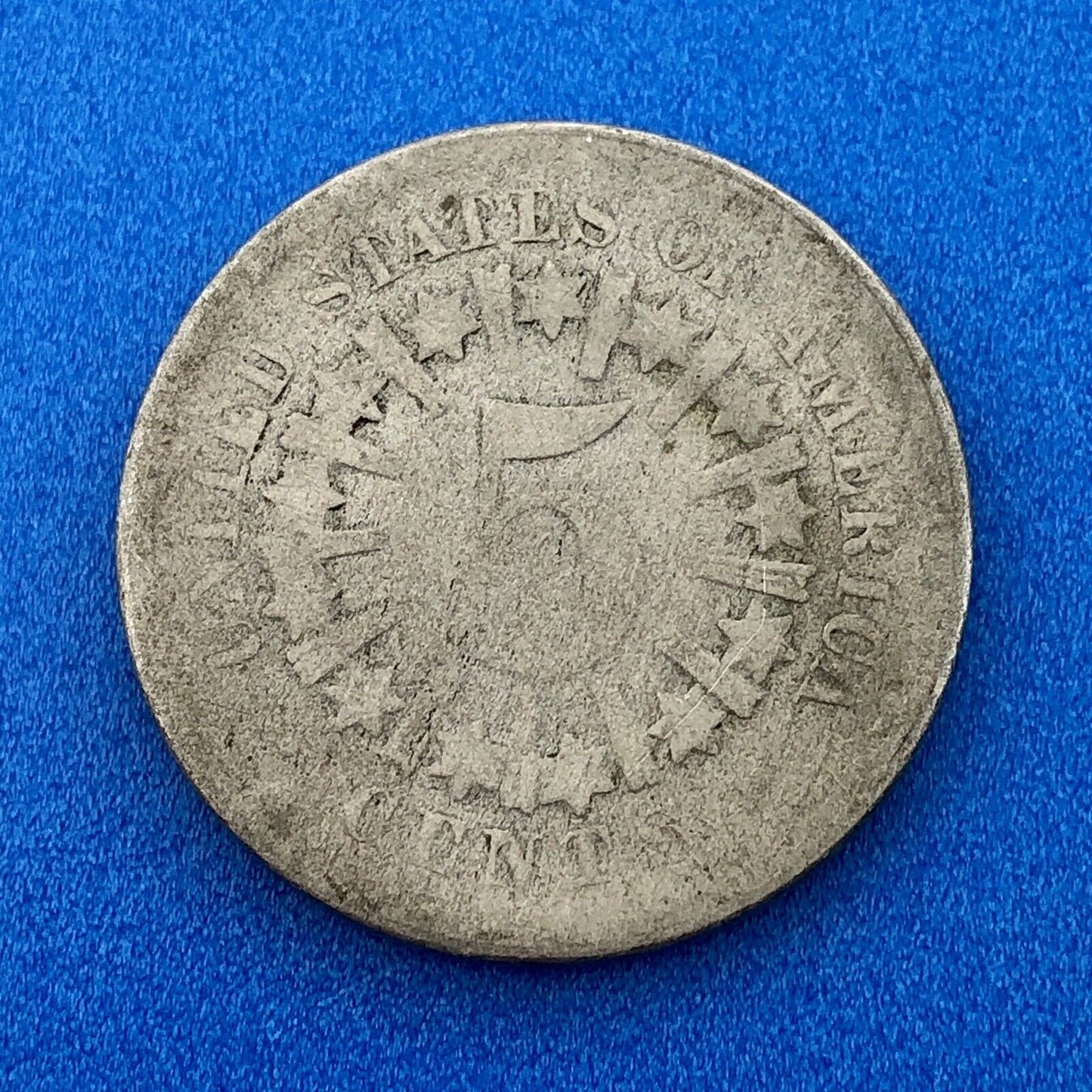 1866 P Shield Nickel Variety 1 With Rays Better Key Rare Philadelphia Type Coin