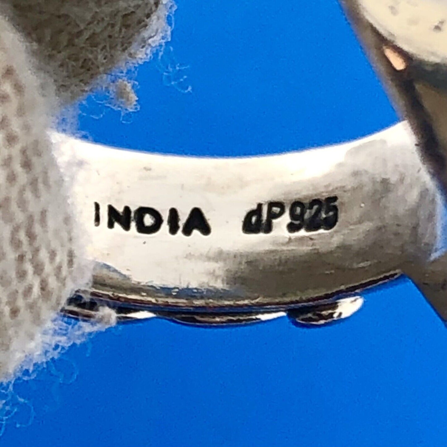 Designer D Paulus Sterling Silver Faceted Chrysoprase Statement Cocktail Ring