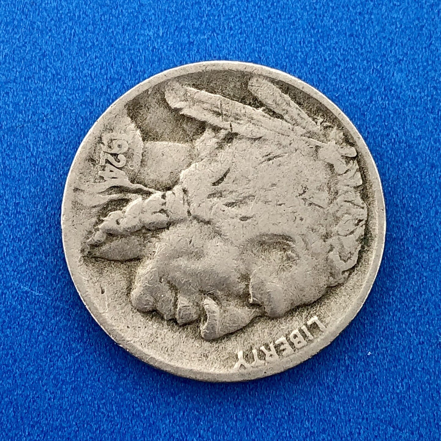 1924 D Indian Head Buffalo Nickel Better Key Scarce Denver Mint Coin