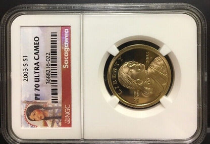 2003 S Sacagawea $1 NGC PF70 Ultra Cameo Red Label