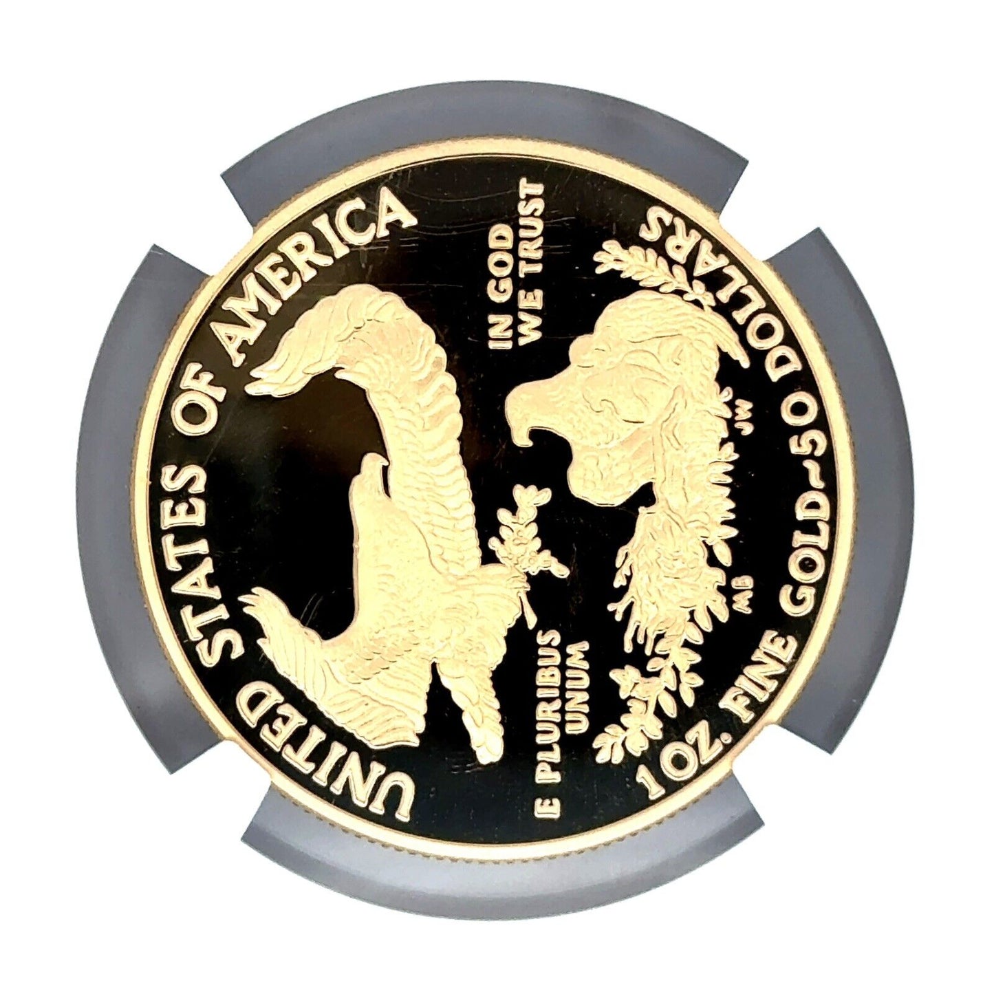 2021-W $50 Gold Eagle Type 1 NGC PF70UCAM First Day of Issue Proof 1oz Coin