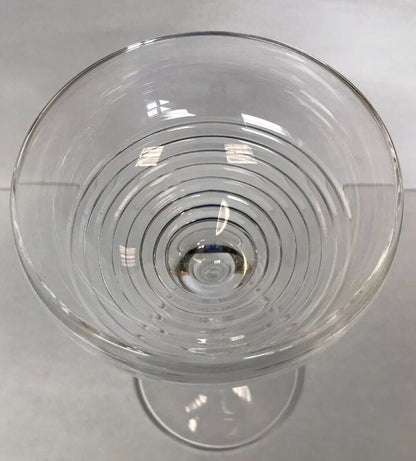 Vintage Waterford Tall Sherbet Champagne Pedestal Glass Elegant Bar Stemware