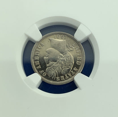 1901 P Proof Silver Barber Dime Better Philadelphia Mint NGC PF65 Cameo Coin