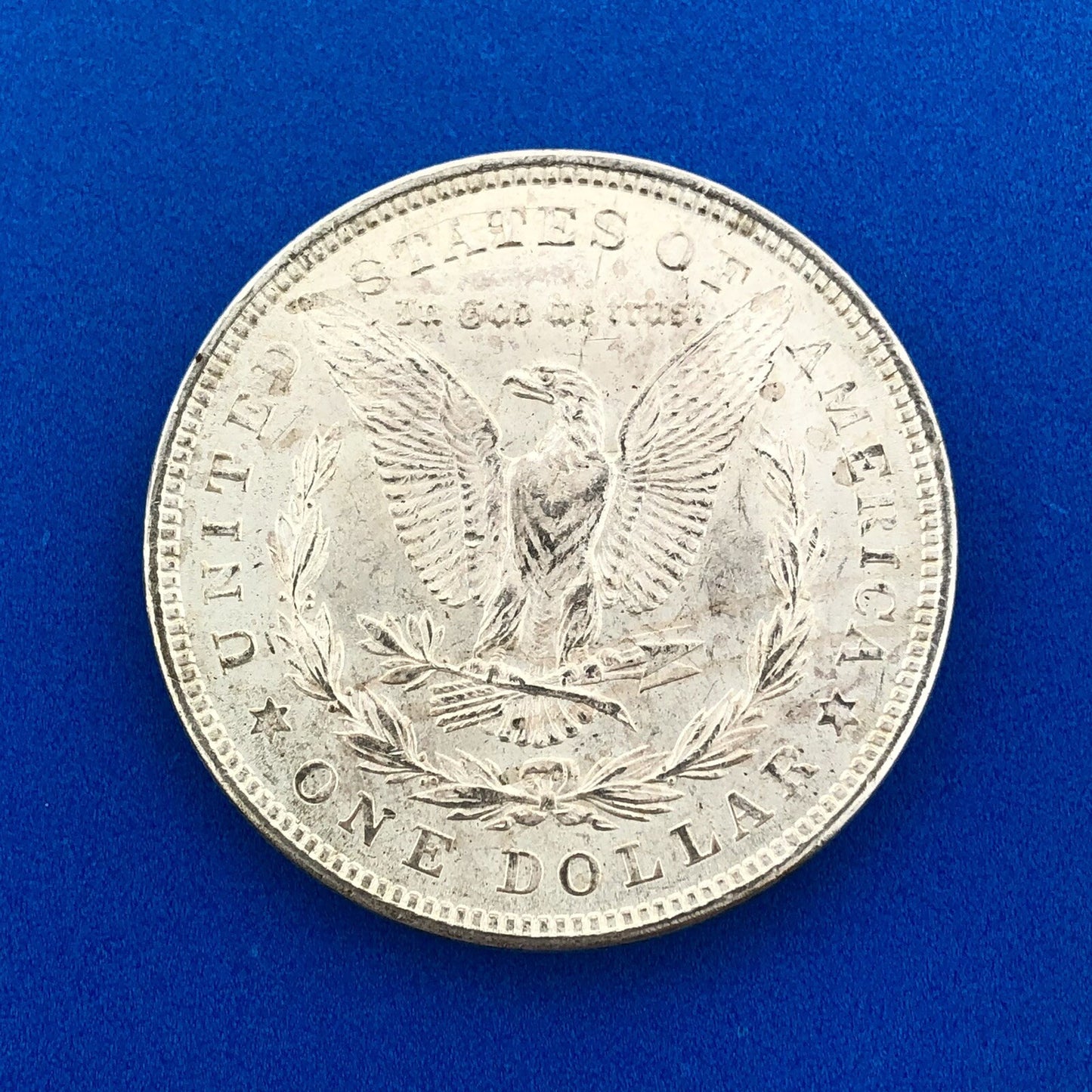 1921 P Morgan Silver Dollar $1 Last Year Issue Philadelphia Mint Coin White BU