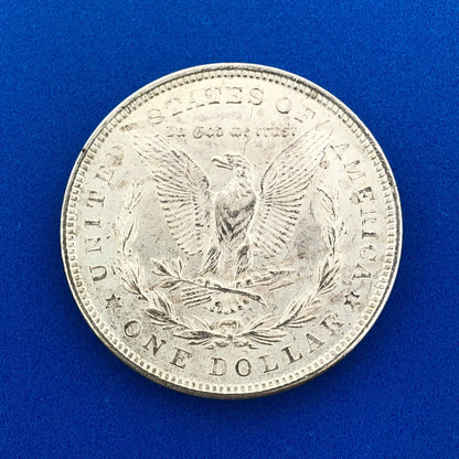 1921 P Morgan Silver Dollar $1 Last Year Issue Philadelphia Mint Coin White BU