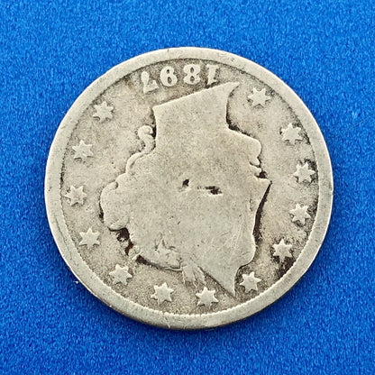 1897 1898 1899 P Liberty Head Nickel Five Cents 5c Rare Philadelphia 3 Coin Lot