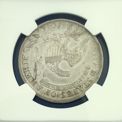 1811/10 Capped Bust Silver Half Dollar 50c Lettered Edge NGC XF Details Coin