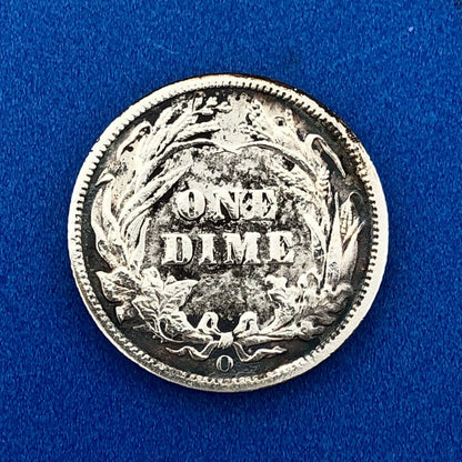1901 O Barber Silver Dime $.10 Better Rare Scarce Key New Orleans Mint Coin