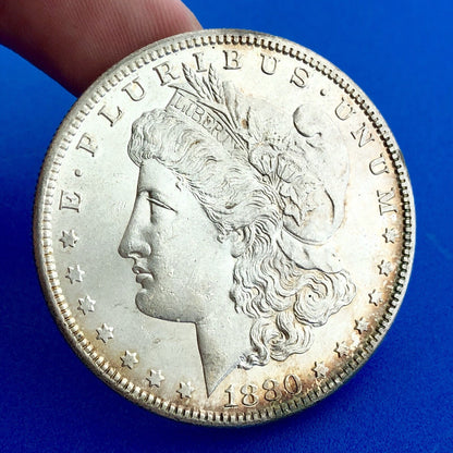 1880 S Morgan Silver Dollar San Francisco Beauty Brilliant Uncirculated Coin