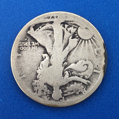 1917 S Obverse Silver Walking Liberty Half Dollar 50c Better Key San Fran Coin
