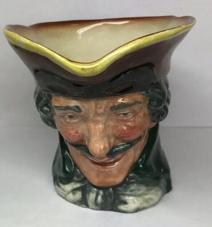 Vintage Royal Doulton Dick Turpin Mask Up Large Character Jug Mug A Mark England