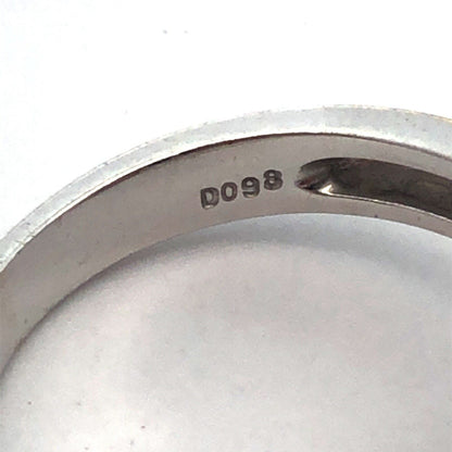 Estate 14K White Gold Oval Mexican Fire Opal Round Diamond Halo Statement Ring