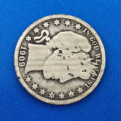 1909 O Silver Barber Half Dollar Better Key Date New Orleans Coin Rare Scarce