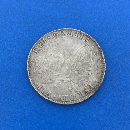 1809 Mo Mexico City 8 Reales Key Better Date .903 Silver Mexico Coin