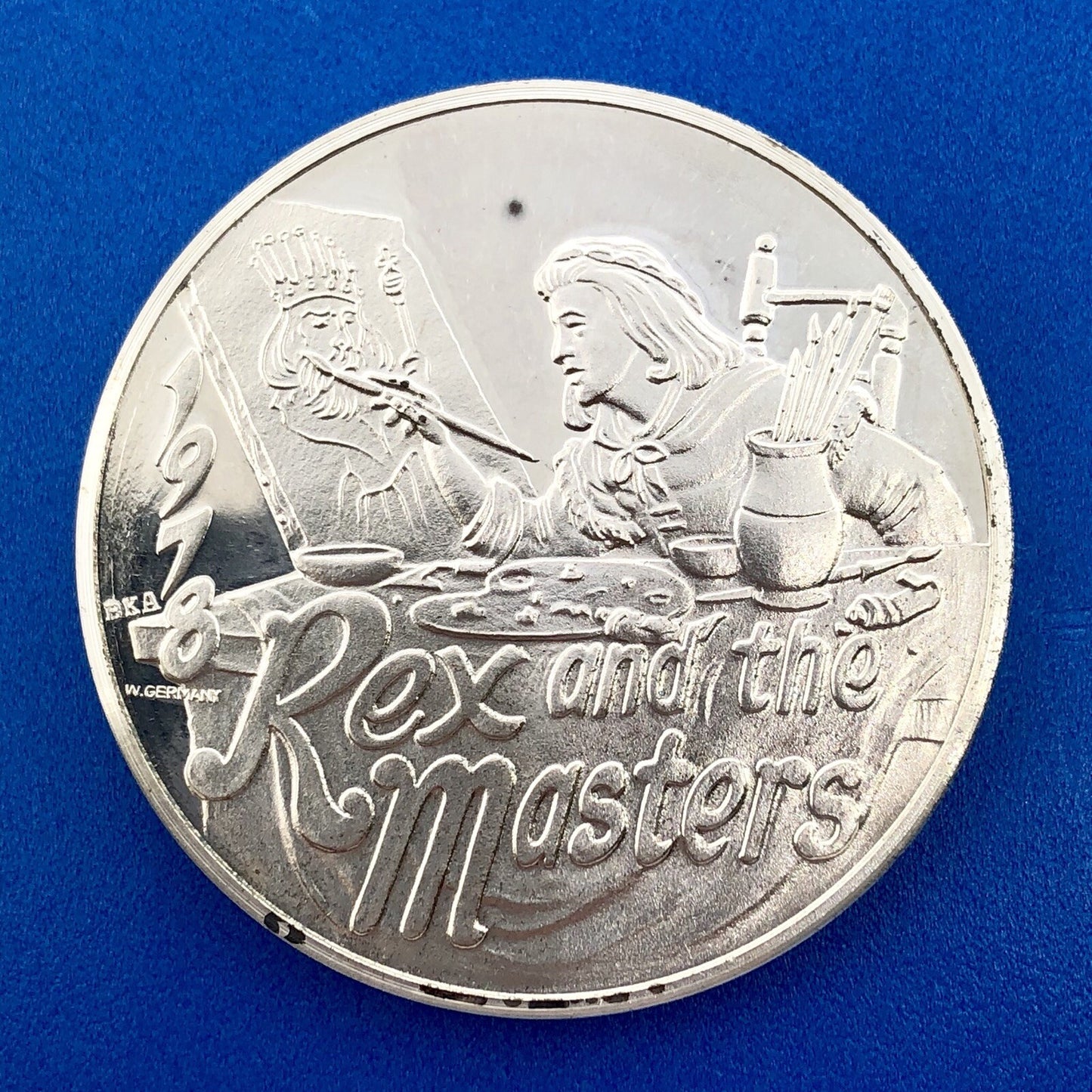 1978 Krewe of REX 999 Silver Mardi Gras Doubloon Rex And The Masters