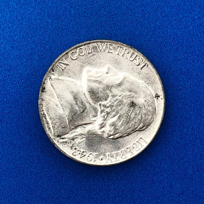 1943 P Jefferson WarTime Nickel 5c BU Uncirculated Mint State 35% Silver US Coin