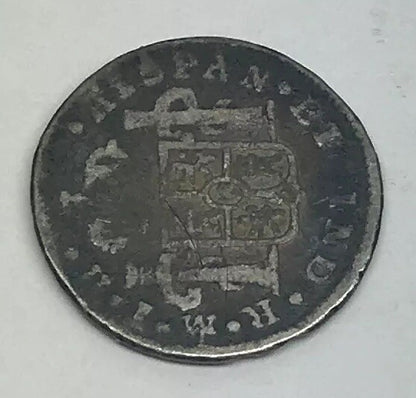 1809 Mexico Silver 1/2 Real Mexico City Ferdinand VII Pirate Treasure Coin