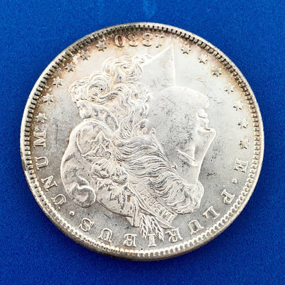 1880 S Morgan Silver Dollar San Francisco Beauty Brilliant Uncirculated Coin