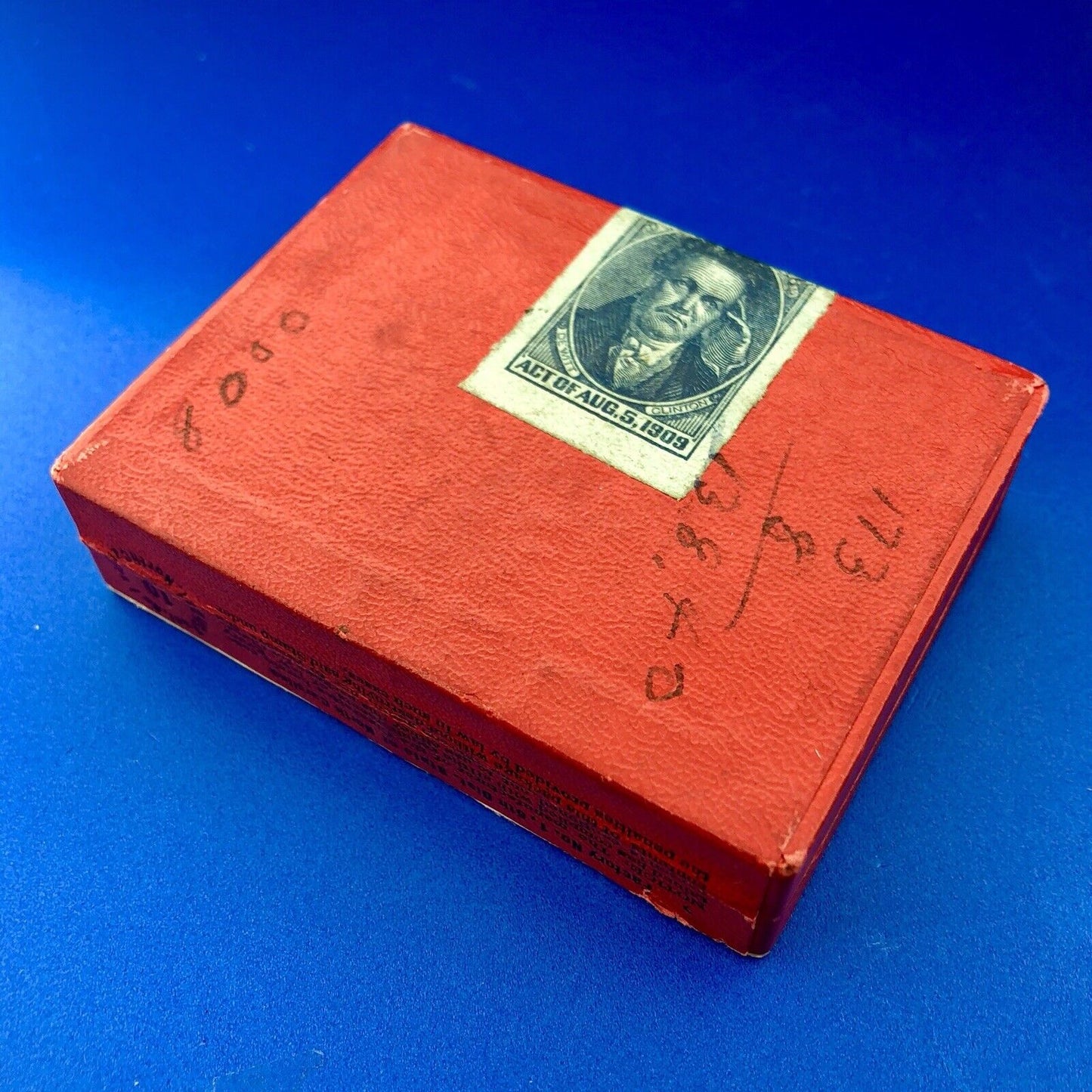 1909 Art Nouveau Empty Red Kamel Cigarette Pack Early Rare Scare Box Ephemera