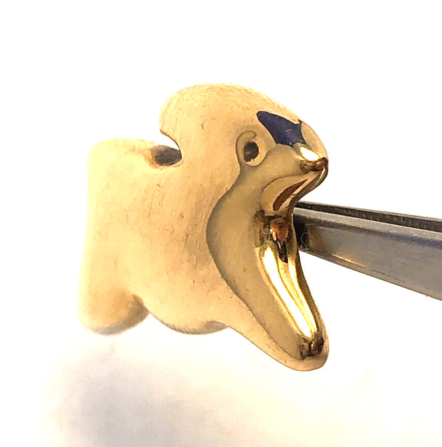 Mignon Faget 14K Yellow Gold Lapin Rabbit Animal Crackers Pendant